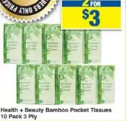 My Chemist Health + Beauty Bamboo Pocket Tissues offer