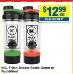 My Chemist INC. Tritan Shaker Bottle Green or Red offer