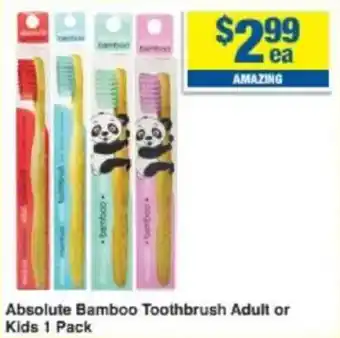 My Chemist Absolute Bamboo Toothbrush Adult or Kids offer