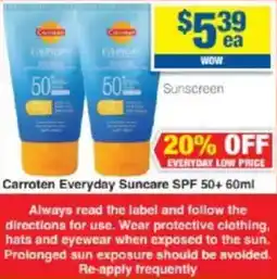 My Chemist Carroten Everyday Suncare SPF 50+ offer