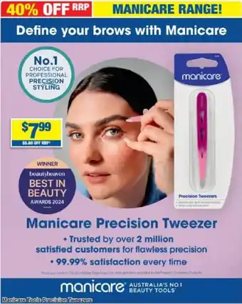 My Chemist Manicare Tools Precision Tweezers offer