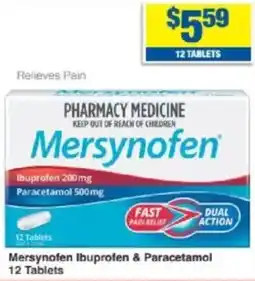 My Chemist Mersynofen Ibuprofen & Paracetamol offer