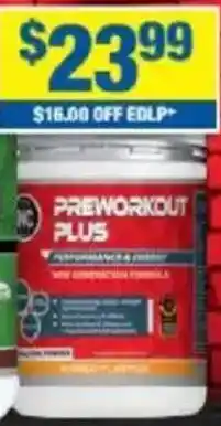 My Chemist Preworkout Plus offer