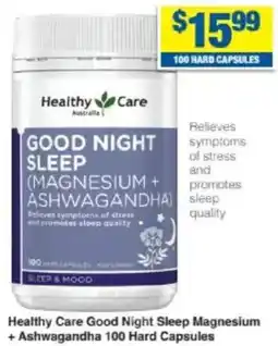 My Chemist Healthy Care Good Night Sleep Magnesium + Ashwagandha offer