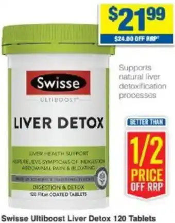 My Chemist Swisse Ultiboost Liver Detox offer