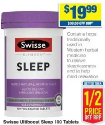 My Chemist Swisse Ultiboost Sleep offer