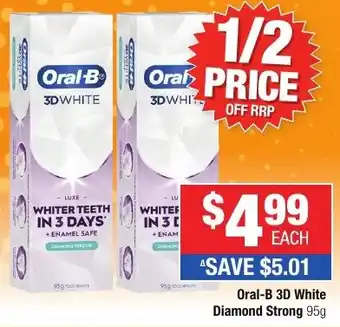 Direct Chemist Outlet Oral-B 3D White Diamond Strong offer