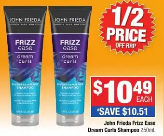 Direct Chemist Outlet John Frieda Frizz Ease Dream Curls Shampoo offer