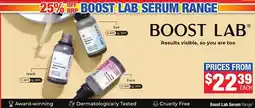 Direct Chemist Outlet Boost Lab Serum Range offer