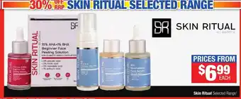 Direct Chemist Outlet Skin Ritual Selected Range offer