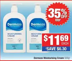 Direct Chemist Outlet Dermeze Moisturising Cream offer