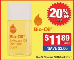 Direct Chemist Outlet Bio-Oil Skincare Oil Natural offer