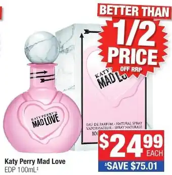 Direct Chemist Outlet Katy Perry Mad Love EDP offer