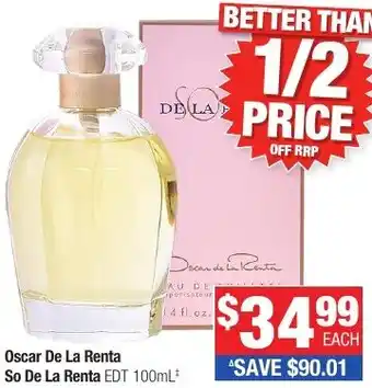 Direct Chemist Outlet Oscar De La Renta So De La Renta EDT offer