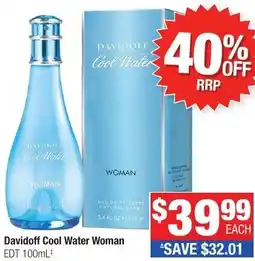 Direct Chemist Outlet Davidoff Cool Water Woman EDT offer