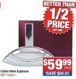 Direct Chemist Outlet Calvin Klein Euphoria EDP offer