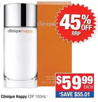 Direct Chemist Outlet Clinique Happy EDP offer