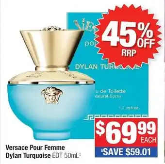 Direct Chemist Outlet Versace Pour Femme Dylan Turquoise EDT offer