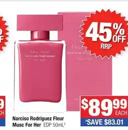 Direct Chemist Outlet Narciso Rodriguez Fleur Musc For Her EDP offer