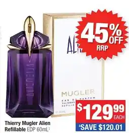 Direct Chemist Outlet Thierry Mugler Alien Refillable EDP offer