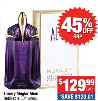 Direct Chemist Outlet Thierry Mugler Alien Refillable EDP offer