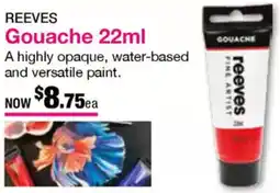 Eckersley's Art & Craft Gouache offer