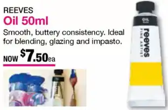 Eckersley's Art & Craft Oil offer