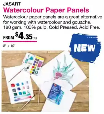 Eckersley's Art & Craft Watercolour Paper Panels offer