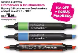 Eckersley's Art & Craft Promarkers & Brushmarkers offer