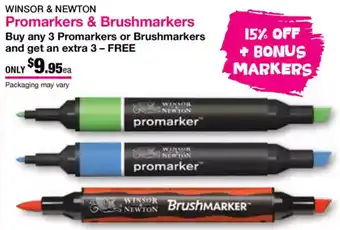 Eckersley's Art & Craft Promarkers & Brushmarkers offer