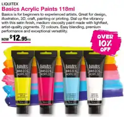 Eckersley's Art & Craft Basics Acrylic Paints offer