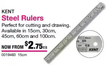 Eckersley's Art & Craft Steel Rulers offer