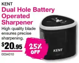 Eckersley's Art & Craft Dual Hole Battery Operated Sharpener offer