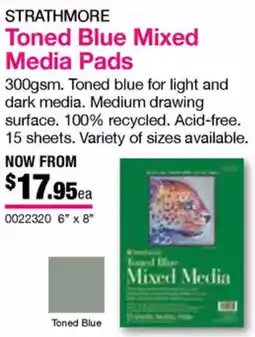 Eckersley's Art & Craft Toned Blue Mixed Media Pads offer