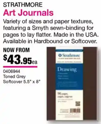 Eckersley's Art & Craft Art Journals offer