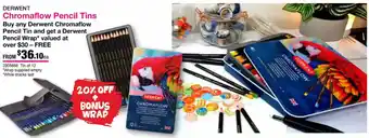 Eckersley's Art & Craft Chromaflow Pencil Tins offer