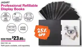 Eckersley's Art & Craft Professional Refillable Display Books offer