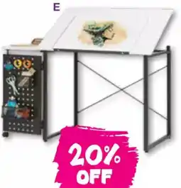 Eckersley's Art & Craft Pivot Panel Craft Table offer