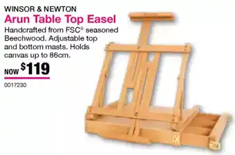 Eckersley's Art & Craft Arun Table Top Easel offer