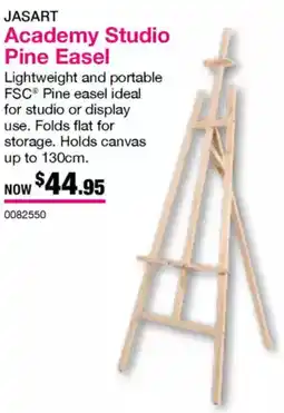 Eckersley's Art & Craft Academy Studio Pine Easel offer