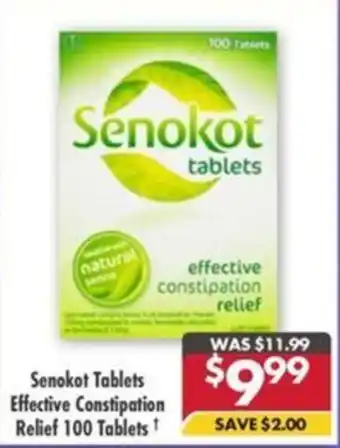 Pharmacy4Less Senokot Tablets Effective Constipation Relief offer