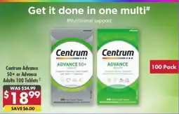 Pharmacy4Less Centrum Advance 50+ or Advance Adults offer