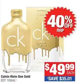 Direct Chemist Outlet Calvin Klein One Gold EDT offer