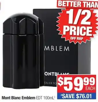 Direct Chemist Outlet Mont Blanc Emblem EDT offer