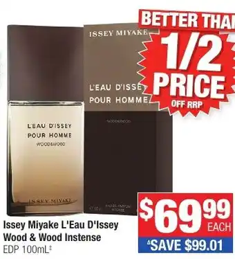 Direct Chemist Outlet Issey Miyake L'Eau D'Issey Wood & Wood Instense offer