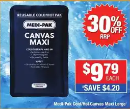 Direct Chemist Outlet Medi-Pak Cold/Hot Canvas Maxi Large offer