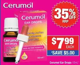 Direct Chemist Outlet Cerumol Ear Drops offer