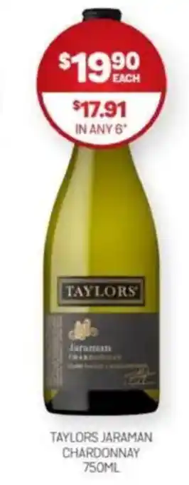 Harry Brown Taylors jaraman chardonnay offer