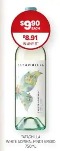 Harry Brown Tatachilla white admiral pinot grigio offer