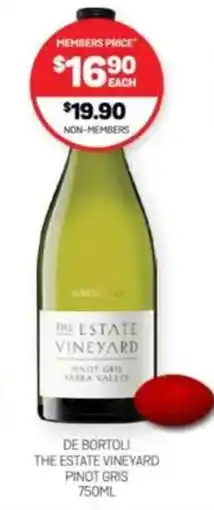 Harry Brown De bortoli the estate vineyard pinot gris offer